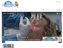 Tablet Screenshot of familycaredentistryky.com